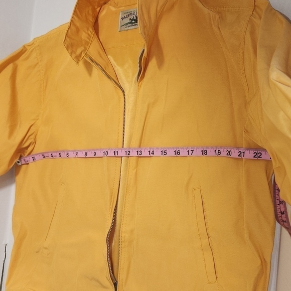 Pacific Trail Sportswear Men's Orange Zip Front Button Cuff Front Pockets Jacket - Picture 11 of 14